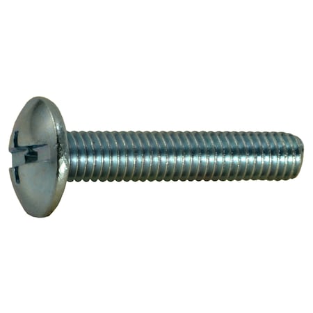 Midwest Fastener #10-32 x 1 in Combination Phillips/Slotted Truss Machine Screw, Zinc Plated Steel, 30 PK 36146